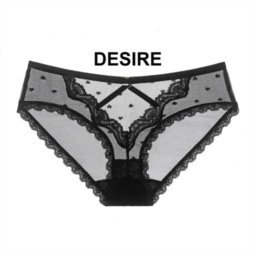 Quần lót ren phong cách gợi cảm sexy DESIRE QL-024-1 Đen - Available variant