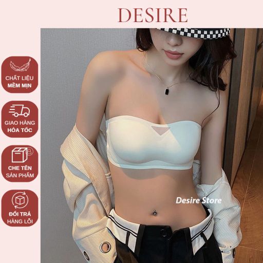Desire Store, Áo lót quây CHỐNG TỤT nâng ngực su Áo cup ngực không dây không gọng Desire 401 - 200.000 ₫