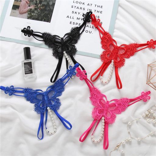 Desire Store, Quần lót ren lọt khe xẻ đáy đính sexy gợi cảm QL-015 - 54.000 ₫