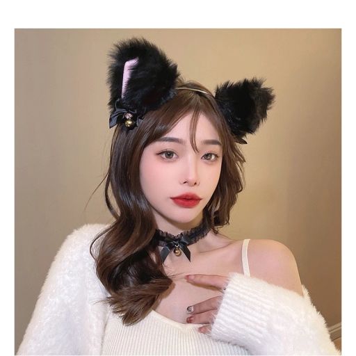 Bờm mèo lông sang trọng - Cài tóc mèo Hoá trang Cosplay đủ mẫu đáng yêu gợi cảm DESIRE Mèo lông đen #2 - Available variant