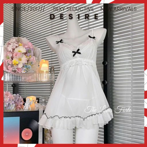 Desire Store, Váy ngủ lưới xuyên thấu gợi cảm kèm quần DESIRE VN-7883 - 280.000 ₫