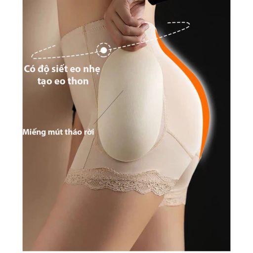 Desire Store, [Mút rời] Quần Độn Mông, Quần nâng Mông và Hông cạp cao 3D hàng đẹp,mặc váy, áo dài chất cao cấp Loại đẹp QL-8917 - 180.000 ₫