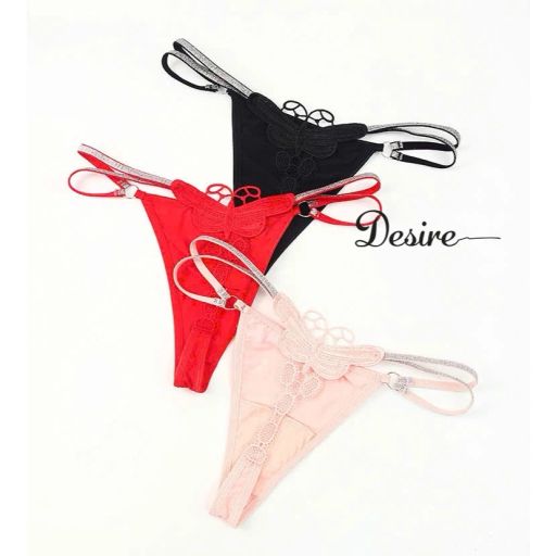 Quần lót vải mềm mại hai dây siêu gợi cảm sexy DESIRE QL-035 Màu ngẫu nhiên 1 quần - Available variant