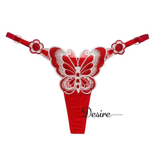 Quần lót lọt khe hình cánh bướm sexy gợi cảm QL-017 Đỏ tươi Lẻ 1 quần - Available variant
