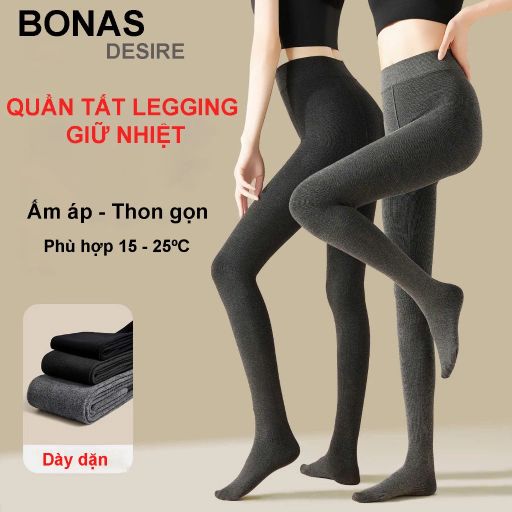 Desire Store, Quần Tất Legging Len Tăm Nữ Cao Cấp Giữ Nhiệt, Có Đế Chống Trơn Trượt, Chất Len Dày Dặn Co Giãn 4 Chiều KF7029 - 300.000 ₫