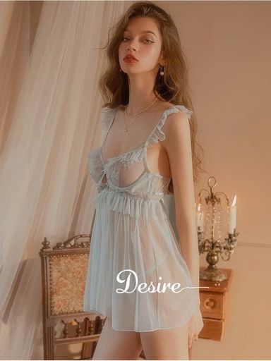 Desire Store, Váy ngủ ren cao cấp có gọng chất mềm mịn kèm chip DESIRE VN-1845-1 - 200.000 ₫