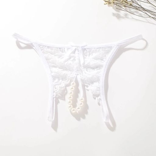 Quần lót ren lọt khe xẻ đáy gợi cảm sexy DESIRE QL-014 Trắng Lẻ 1 quần - Available variant