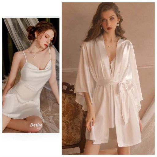 Tùy chọn Màu: Trắng váy+choàng