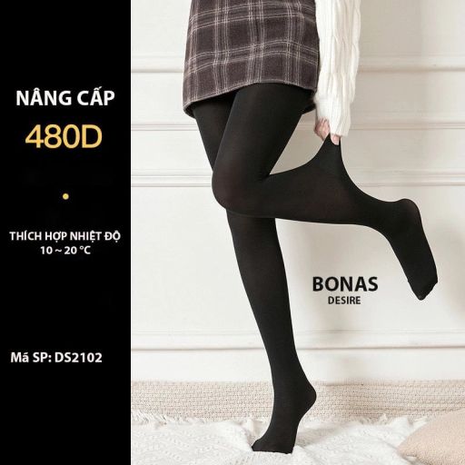 Tất quần loại dày Nâng cấp giữ ấm che khuyết điểm định hình dáng BONAS CHÍNH HÃNG 80D 200D 480D T-015 480D Nâng cấp - Available variant