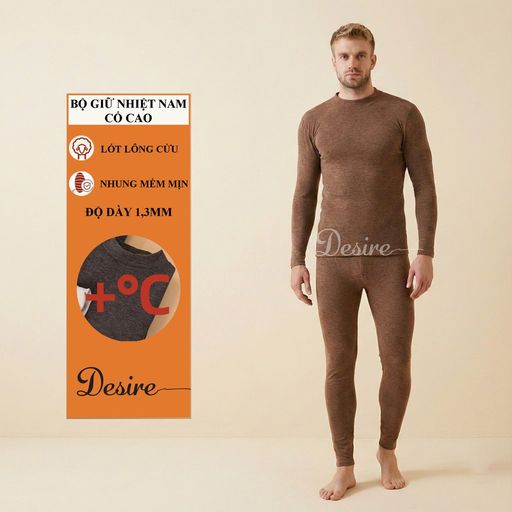 Tùy chọn Màu sắc: Bộ cổ cao nâu