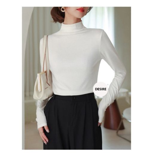 Desire Store, Áo thun cổ lọ dài tay chất thun len mềm mại Áo thun cổ cao ấm áp mùa thu đông  AN-898 - 95.000 ₫