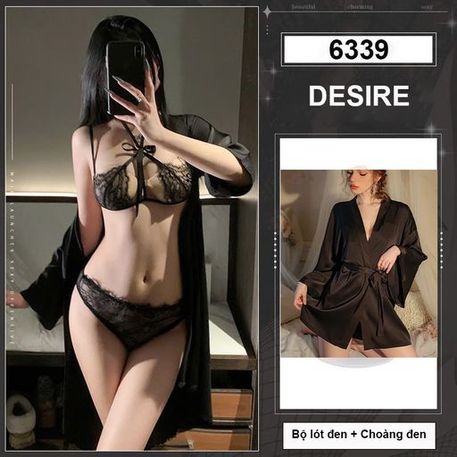 Tùy chọn Phân loại: Nội y Đen + Choàng Đen