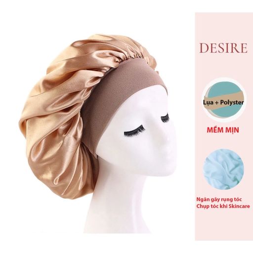 Desire Store, Mũ trùm đầu bảo vệ tóc khi ngủ Tocchụp tóc skin care giảm gãy rụng tóc gọn gàng MT-001 - 70.000 ₫