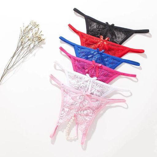 Quần lót ren lọt khe xẻ đáy gợi cảm sexy DESIRE QL-014 Màu ngẫu nhiên Lẻ 1 quần - Available variant