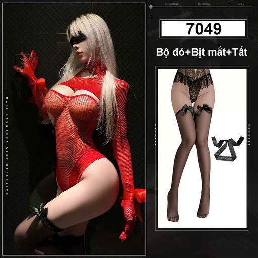 Tùy chọn Màu sắc: Bộ đỏ + Tất T-04+Bịt mắt BM-04