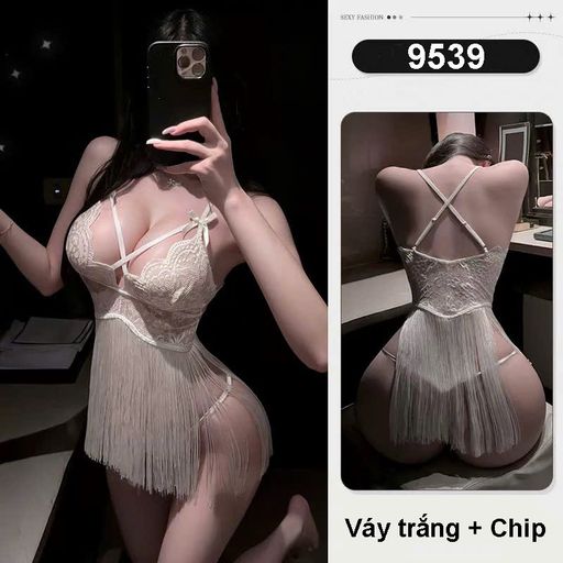 Tùy chọn Màu sắc: Váy trắng + Chip