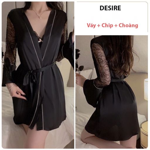 Tùy chọn PHÂN LOẠI MÀU: Váy + choàng đen