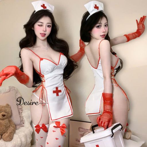 Desire Store, Bộ đồ ngủ Cosplay cô y tá đầy đủ phụ kiện sexy gợi cảm DESIRE VN-2884 - 260.000 ₫