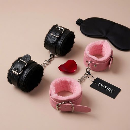 Desire Store, 3080 Còng Tay Bằng Da Cao Cấp Lót Bông Mềm Mại - BDSM - Phụ Kiện Cosplay Đồ Ngủ Quyến Rũ DESIRE (3080 Premium Leather Handcuffs with Soft Cotton Lining – BDSM – Seductive Lingerie & Cosplay Accessory (DESIRE)) - 250.000 ₫