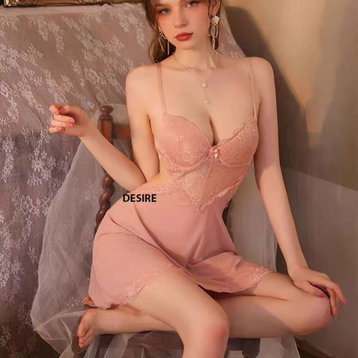 Desire Store, Váy ngủ ren kèm mút ngực cut out lưng gợi cảm DESIRE VN-8581 - 180.000 ₫