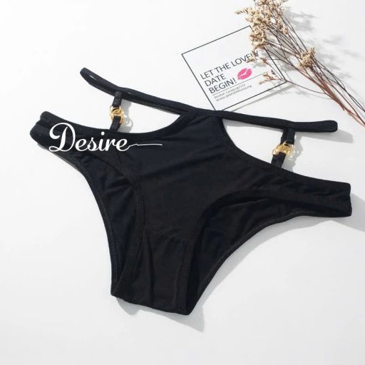 Quần lót vải mềm mại phong cách gợi cảm sexy DESIRE QL-6005 Đen 1 quần - Available variant