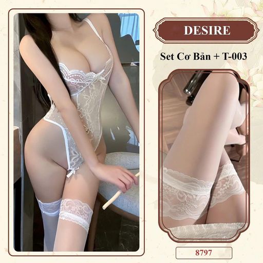 Tùy chọn Màu sắc: Trắng + Tất T-03