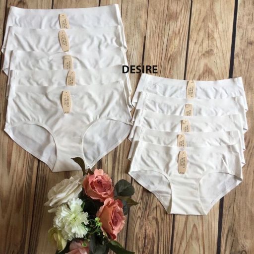 [Chất mềm] Quần lót su không đường may Seamless mặc váy body QLN-0042-1 Màu trắng 1 chiếc Onesize 45-58kg - Available variant