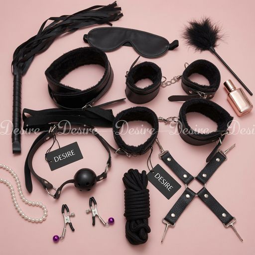 Bộ đồ chơi BDSM 9 món sexy - Đồ chơi tình dục DESIRE  Bộ BDSM 10 món - Available variant