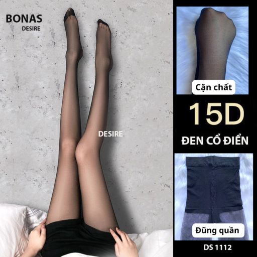 Tùy chọn ĐỘ DÀY: 15D- ĐEN CỔ ĐIỂN