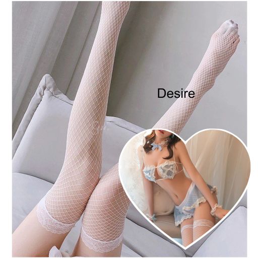 Bộ đồ ngủ hoá trang Cosplay hầu gái dễ thương caro xanh DESIRE VN-8500 Set cơ bản + tất 01 - Available variant