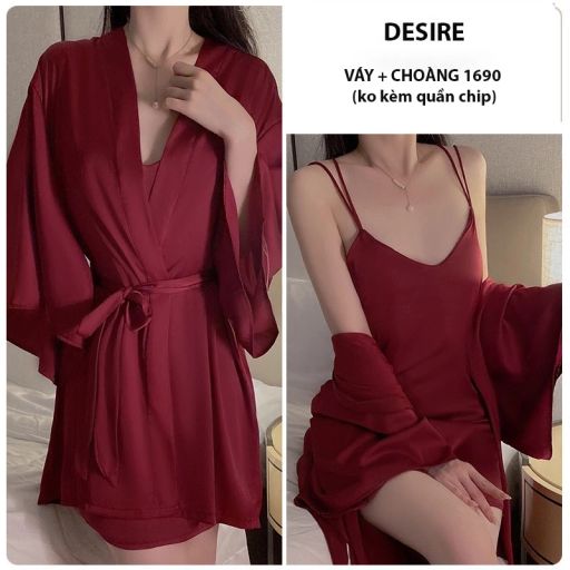 Tùy chọn Màu: Váy + Choàng Đỏ