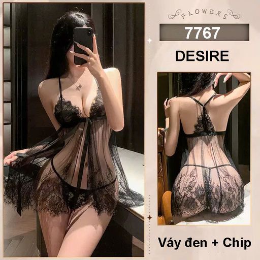 Tùy chọn Màu sắc: Váy Đen+ Chip