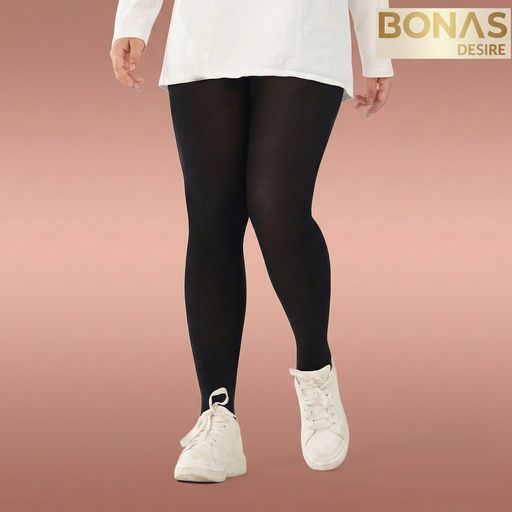 Tất quần Bigsize loại dày 80D giữ ấm che khuyết điểm định hình dáng BONAS CHÍNH HÃNG ZY7015 80 Dày ĐEN(65~150KG) - Available variant