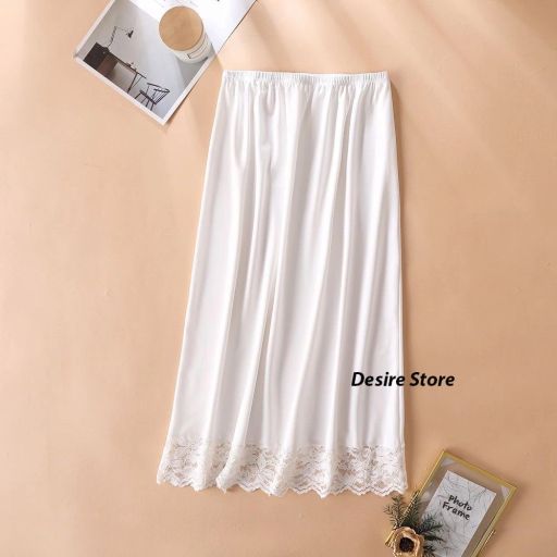 Tùy chọn Màu: Trắng 70cm viền ren