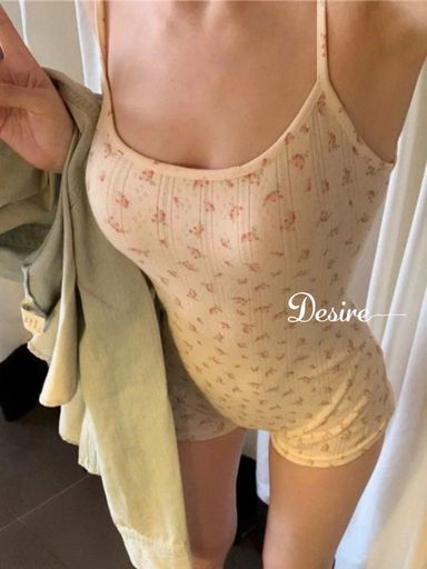 Desire Store, Bộ Jumpsuit hoạ tiết hoa nhí chất liệu thun mềm mịn DESIRE VN-808 - 189.000 ₫