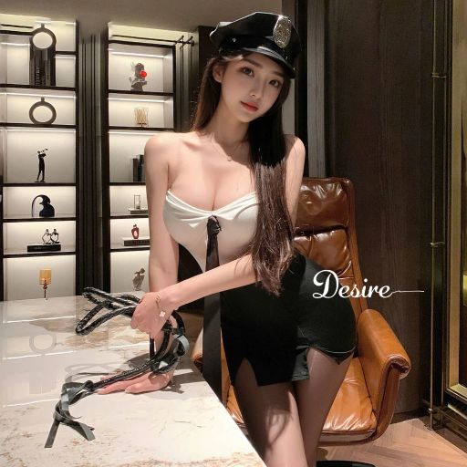 Desire Store, Bộ đồ ngủ Cosplay cô nàng thư ký cảnh sát gợi cảm DESIRE ZY104 - 300.000 ₫