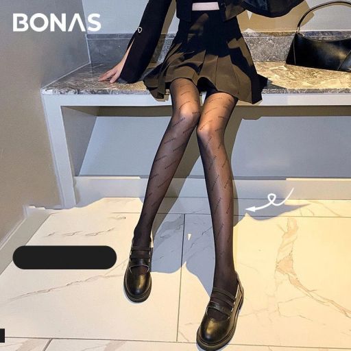 Tất lưới quần thời trang chính hãng BONAS phong cách sang trọng DESIRE T-008 chữ BONAS SINCE1985 - Available variant