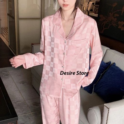 Desire Store, Đồ bộ mặc nhà lụa dài tay DBO-0033 - 229.000 ₫