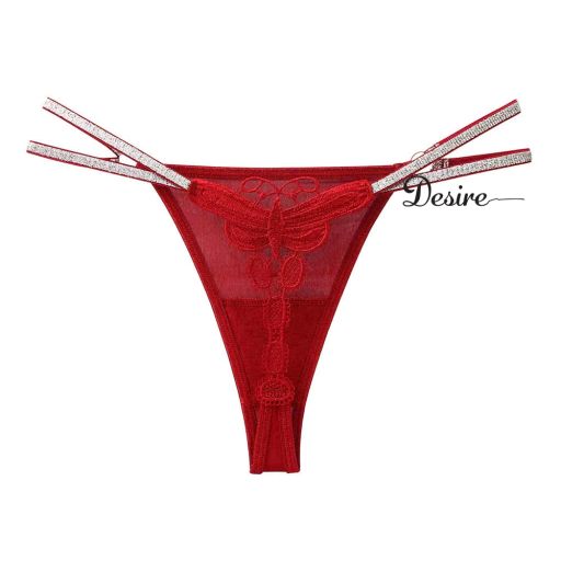 Quần lót vải mềm mại hai dây siêu gợi cảm sexy DESIRE QL-035 Đỏ 1 quần - Available variant