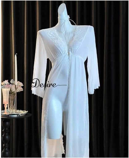Desire Store, Áo choàng ren dáng dài cài ngực trước gợi cảm sang trọng DESIRE VN-84491 - 200.000 ₫
