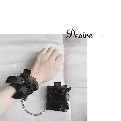 Desire Store, Còng tay nữ phối xích kim loại - Phụ kiện BDSM tình dục DESIRE ZY1001 - 80.000 ₫