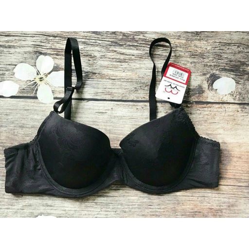 Áo ngực mút mỏng có gọng bông ép hãng MW hàng Việt  ANM-005 Đen 36/80 - Available variant