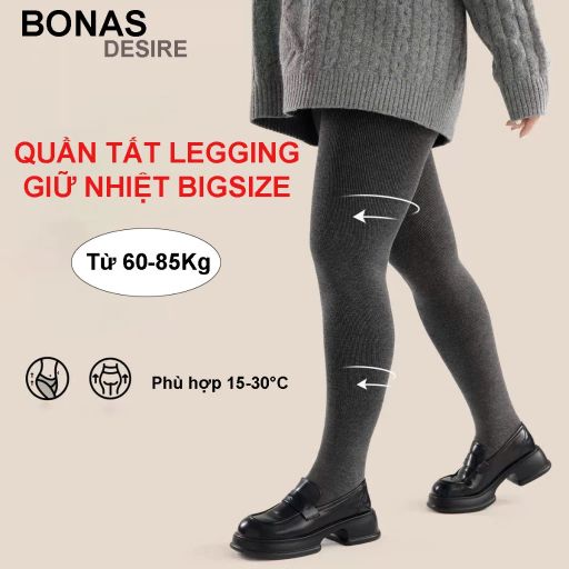 Desire Store, Quần Tất Legging Bigsize Nữ (60-85kg) Len Tăm Giữ nhiệt mềm mại, Chống Trơn Trượt, Co Giãn 4 Chiều Cao Cấp DS3056 - 350.000 ₫