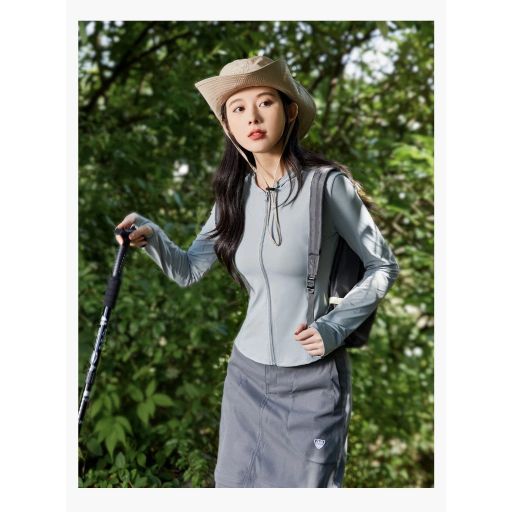 Áo Khoác Chống Nắng Băng Lụa Lạnh Thoáng Khí Chính Hãng MYC HOME Phong cách mùa hè CNMYC-01 Xám S - Available variant