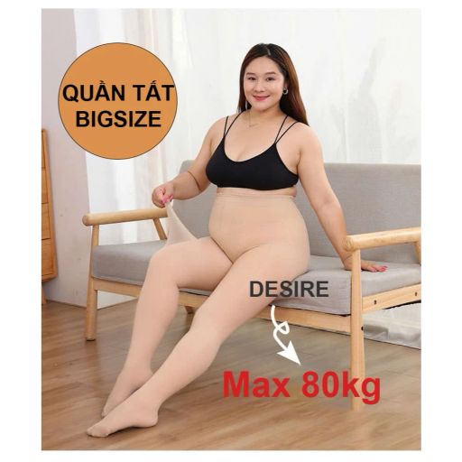 Desire Store, Quần Tất Nữ BIGSIZE (45-80KG) Dày Siêu Co Giãn Mềm Mại Ấm Áp DS6262 - 220.000 ₫
