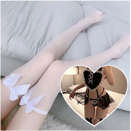 Bộ đồ ngủ váy ngủ cosplay cô hầu gái gợi cảm sexy hàng chính hãng GUIRUO QC loại 1 Desire VN-3046 Set + Tất nơ trắng - Available variant