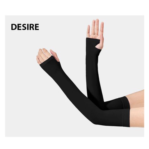 Găng tay chống nắng thời trang chính hãng Bonas GT-001 Đen Freesize - Available variant