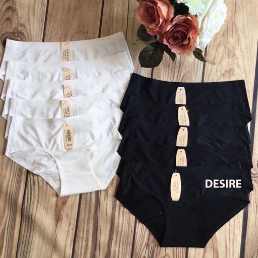 [Chất mềm] Quần lót su không đường may Seamless mặc váy body QLN-0042-1 Màu đen 1 chiếc Onesize 45-58kg - Available variant
