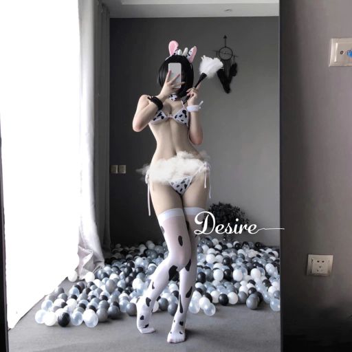 Desire Store, Bộ đồ ngủ Coslay cô nàng bò sữa đầy đủ phụ kiện gợi cảm sexy DESIRE VN-2389 - 243.000 ₫