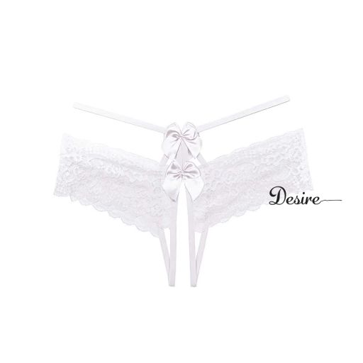 Quần lót nữ ren xuyên thấu Quần lót lọt khe Desire QL-036 Trắng 1 quần - Available variant